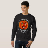 🎃Dit is mijn Halloween-Shirt - Funny Scary Pumpki Trui (Voorkant volledig)