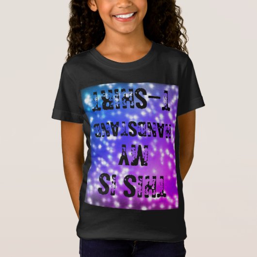 DIT IS MIJN HANDSTAND T-Shirt (Voorkant)