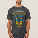Dit is mijn hanukkah Pajamakah Chanukah Pajama T-shirt<br><div class="desc">Dit is mijn hanukkah Pajamakah Chanokah Pajama.</div>