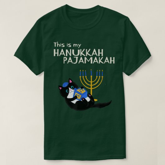 Dit is Mijn Hanukkah Pajamakah hanukkah grappige p T-shirt (Design voorkant)
