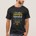 Dit is mijn hanukkah Pajamakah Menorah Chanukah Pa T-shirt<br><div class="desc">Dit is mijn Hanukkah Pajamakah Menorah Chanukah Pajamas.</div>