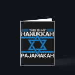 Dit is mijn hanukkah Pajamakah Pj Pajama Funny Gif Kaart<br><div class="desc">Dit is mijn hanukkah Pajamakah Pj Pajama Funny Gift</div>