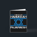 Dit is mijn hanukkah Pajamakah Pj Pajama Funny Gif Kaart<br><div class="desc">Dit is mijn hanukkah Pajamakah Pj Pajama Funny Gift</div>
