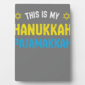 Dit is mijn hanukkah Pajamakkah, grappige Happy Ha Fotoplaat (voorkant)
