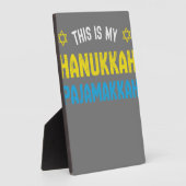Dit is mijn hanukkah Pajamakkah, grappige Happy Ha Fotoplaat (Zijkant)