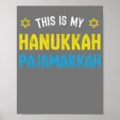 Dit is mijn hanukkah Pajamakkah, grappige Happy Ha Poster (Voorkant)