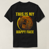 Dit is mijn Happy Face Beer Funny Grizzly T-shirt (Design voorkant)