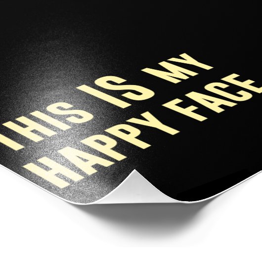 Dit is mijn Happy Face Foto Afdruk (Hoek)