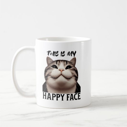 Dit is mijn Happy Face Koffiemok (Links)
