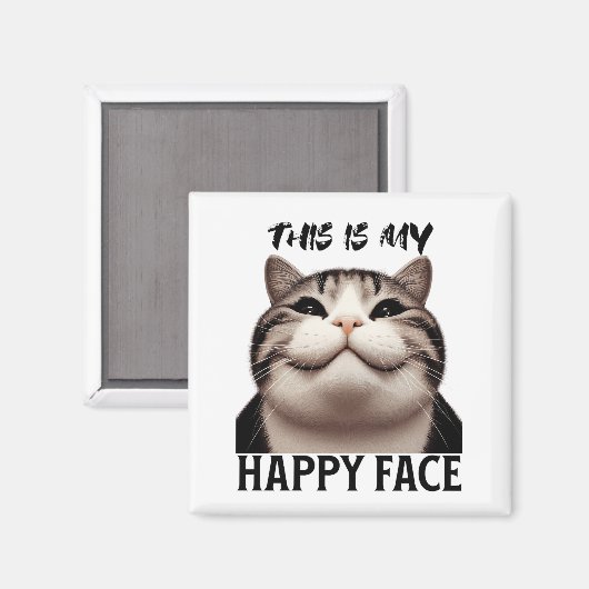Dit is mijn Happy Face Magneet (Voorkant / Achterkant)