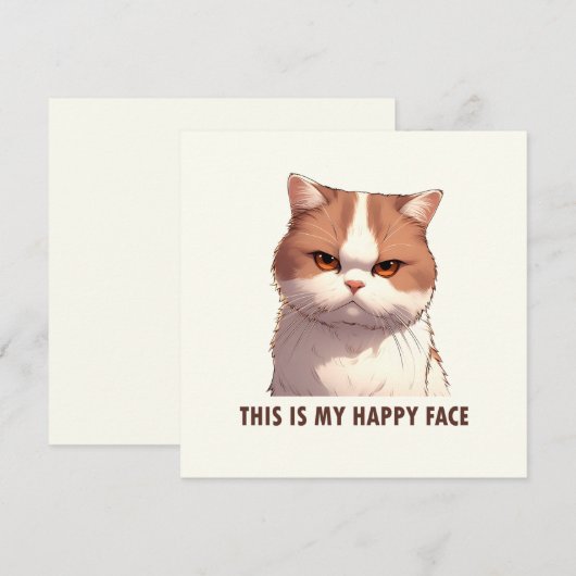 Dit is mijn Happy Face Moody Cat (Voorkant / Achterkant)