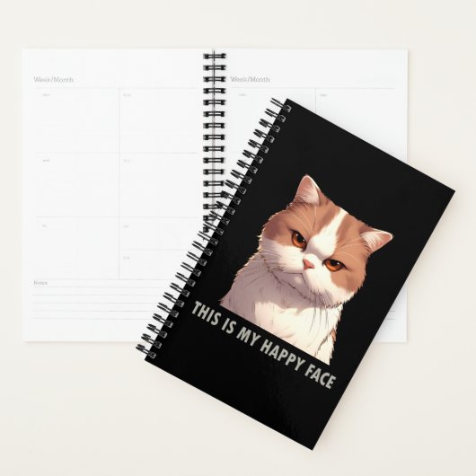 Dit is mijn Happy Face Moody Cat Planner (Display)