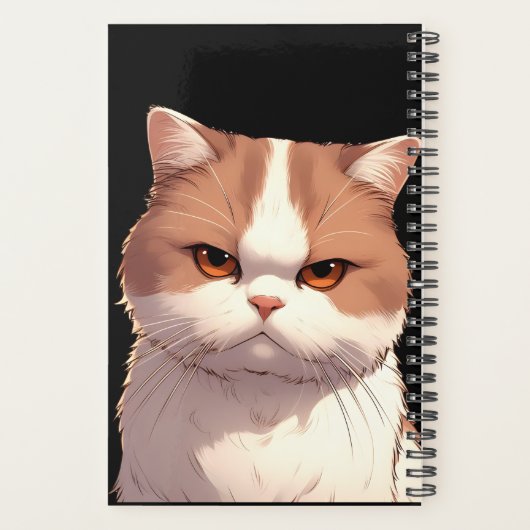 Dit is mijn Happy Face Moody Cat Planner (Achterkant)