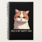 Dit is mijn Happy Face Moody Cat Planner (Voorkant)