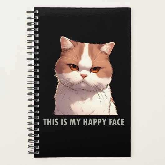 Dit is mijn Happy Face Moody Cat Planner (Voorkant)
