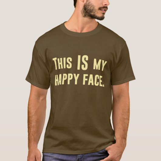 Dit is mijn Happy Face T-shirt (Voorkant)