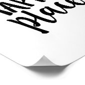 Dit is mijn Happy Place Family Home Quote Poster (Hoek)