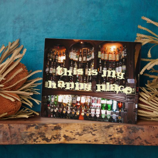 Dit is mijn Happy Place Fotoplaat (Zijkant)