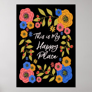 Dit is mijn Happy Place Poster