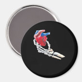 Dit is mijn hart - skelet hart handen magneet (Voorkant / Achterkant)