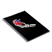 Dit is mijn hart - skelet hart handen notitieboek (Rechterzijde)