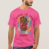 Dit is mijn Hawaïaanse Luau-dierenreiziger Capybar T-shirt (Voorkant)