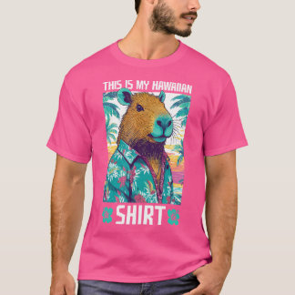 Dit is mijn Hawaiiaanse grappige capibara T-shirt