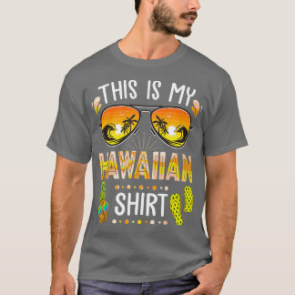 Dit is mijn Hawaiian Aloha Hawaii Beach Summer Vac T-shirt