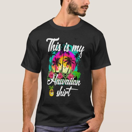 Dit is mijn Hawaiian Aloha Hawaii voor Mannen vrou T-shirt (Voorkant)