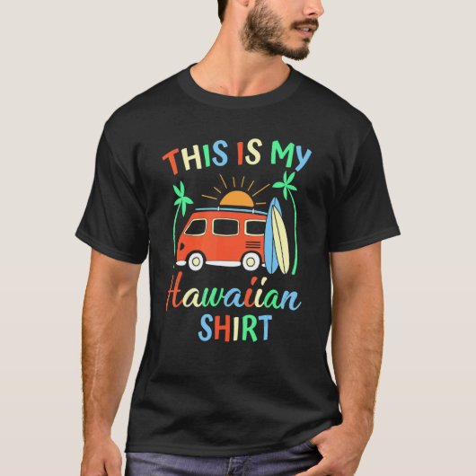 Dit is mijn Hawaiian Hawaii-reis voor Mannen vrouw T-shirt (Voorkant)