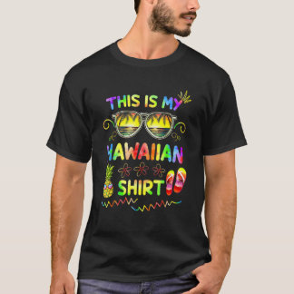 Dit is mijn Hawaiian Luau Aloha Hawaii Beach Pinea T-shirt