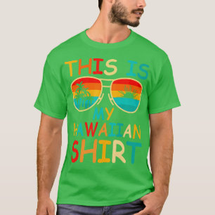 Dit is mijn Hawaiian Tropische Luau Costume Party T-shirt