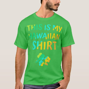 Dit is mijn Hawaiian Tropische Luau Costume Party T-shirt