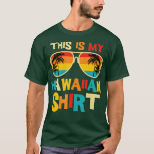 Dit is mijn Hawaiian Tropische Luau Costume Party T-shirt