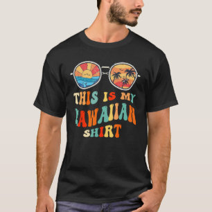 Dit is mijn Hawaiian Tropische Luau Costume Party T-shirt