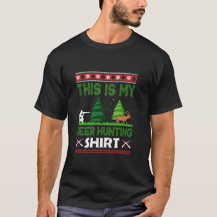 Dit is mijn herten jacht kerst lange mouw t sh t-shirt