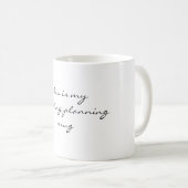 dit is mijn het manuscriptdoopvont van de mok van (Voorkant rechts)