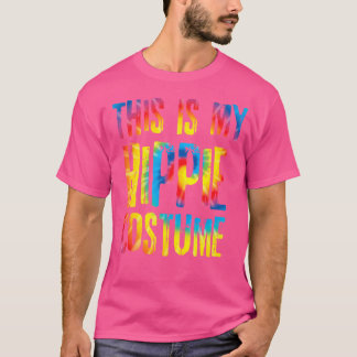 Dit Is Mijn Hippie Halloween Gemakkelijke Lui Cosp T-shirt