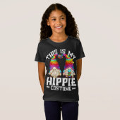 Dit is mijn hippie kostuum grappige Halloween 70s  T-shirt (Voorkant volledig)