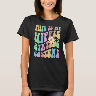 DIT IS MIJN HIPPIE SIXTIES Costume Groovy 60's Pur T-shirt