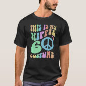 DIT IS MIJN HIPPIE SIXTIES COSTUME Groovy Old Scho T-shirt (Voorkant)