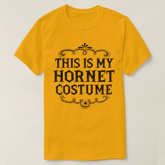 Dit is mijn hornet kostuum grappig luie Halloween T-shirt (Design voorkant)