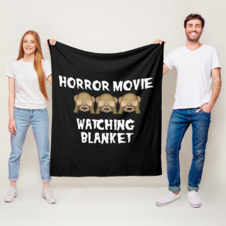 DIT IS MIJN HORROR MOVIE WATCHING BLANKET FLEECE DEKEN