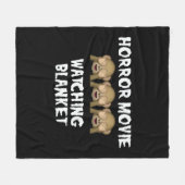 DIT IS MIJN HORROR MOVIE WATCHING BLANKET FLEECE DEKEN (Voorkant (Horizontaal))