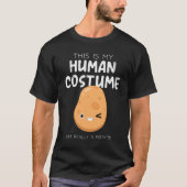 Dit is mijn humaan kostuum aardappel kostume lam t-shirt (Voorkant)