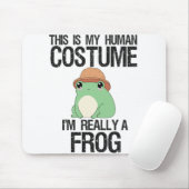 Dit is mijn humaan kostuum... ik ben echt een kikk muismat (Met muis)