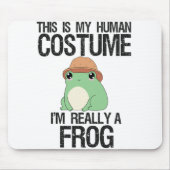 Dit is mijn humaan kostuum... ik ben echt een kikk muismat (Voorkant)