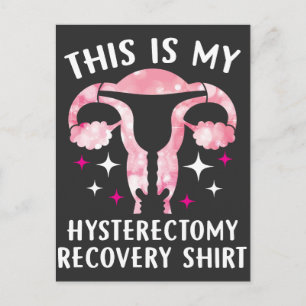Dit is mijn Hysterectomy Recovery Shirt Briefkaart