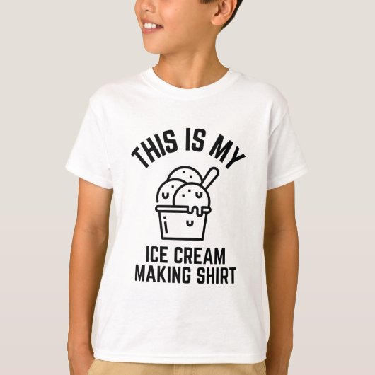 Dit is mijn Ice Cream die shirt maakt (Voorkant)
