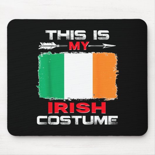 Dit Is Mijn Ierse Kostuum Ierland Muismat (Voorkant)